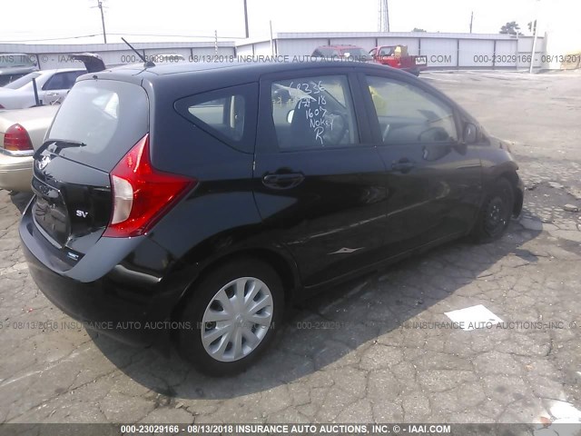 3N1CE2CPXEL361607 - 2014 NISSAN VERSA NOTE S/S PLUS/SV/SL BLACK photo 4