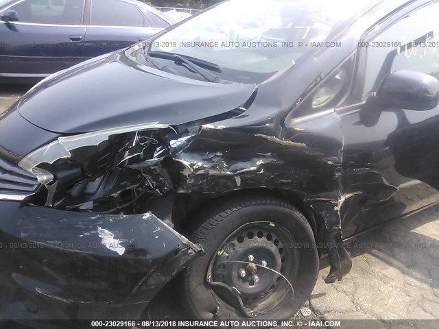 3N1CE2CPXEL361607 - 2014 NISSAN VERSA NOTE S/S PLUS/SV/SL BLACK photo 6