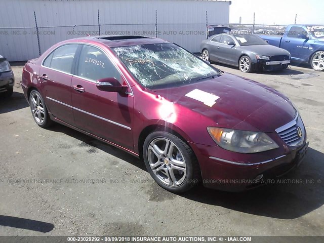 JH4KB16505C012746 - 2005 ACURA RL RED photo 1