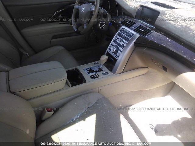 JH4KB16505C012746 - 2005 ACURA RL RED photo 5
