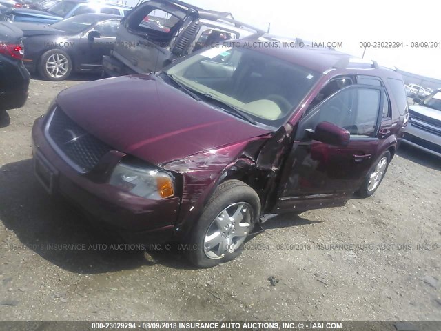 1FMDK06185GA02603 - 2005 FORD FREESTYLE LIMITED BURGUNDY photo 2