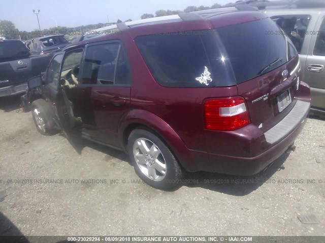 1FMDK06185GA02603 - 2005 FORD FREESTYLE LIMITED BURGUNDY photo 3