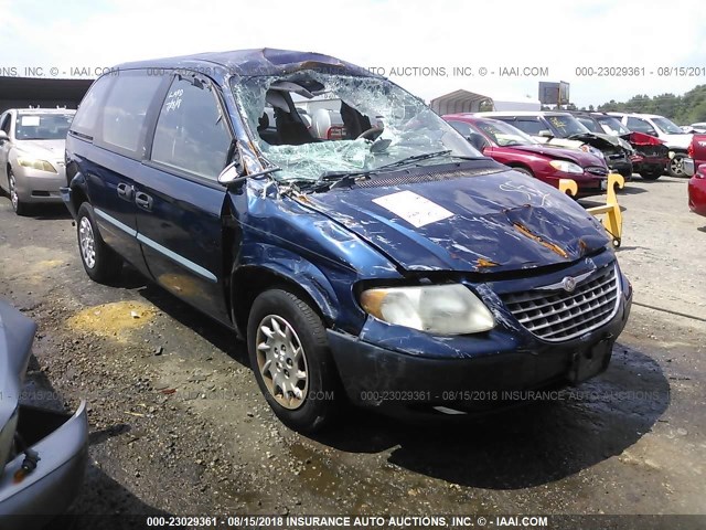 1C4GJ15B82B628259 - 2002 CHRYSLER VOYAGER EC BLUE photo 1