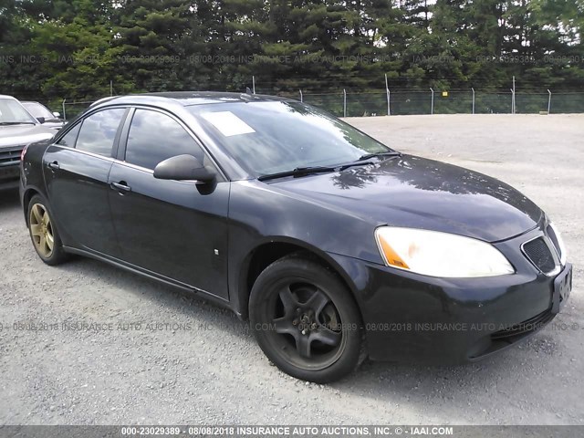 1G2ZG57B294186688 - 2009 PONTIAC G6 BLACK photo 1