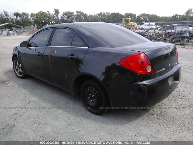 1G2ZG57B294186688 - 2009 PONTIAC G6 BLACK photo 3