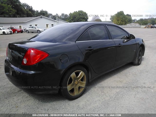 1G2ZG57B294186688 - 2009 PONTIAC G6 BLACK photo 4