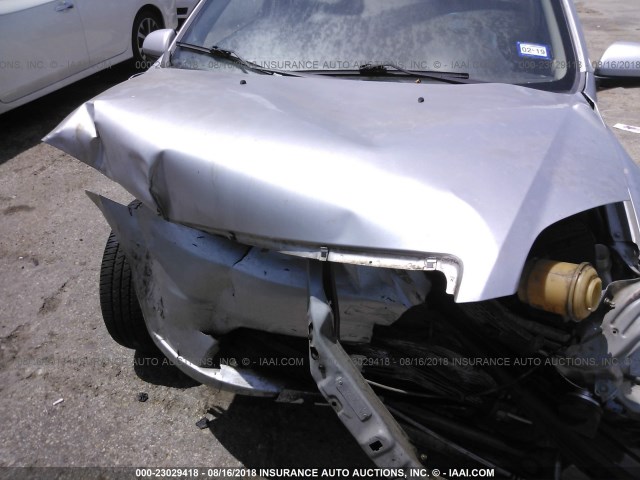 KL1TD56E49B356879 - 2009 CHEVROLET AVEO LS/LT 银色 照片 10