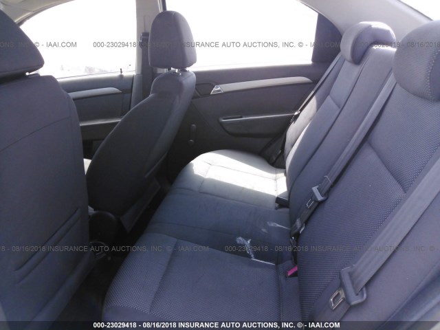 KL1TD56E49B356879 - 2009 CHEVROLET AVEO LS/LT 银色 照片 8