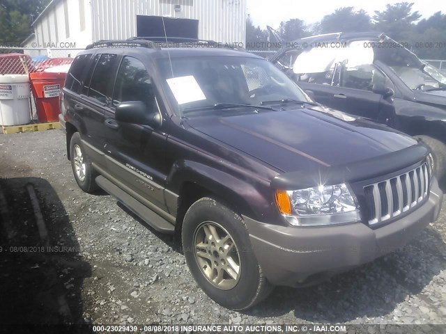 1J4GW48S34C274852 - 2004 JEEP GRAND CHEROKEE LAREDO/COLUMBIA/FREEDOM იასამნისფერი ფოტო 1