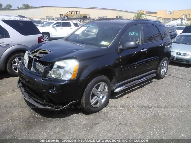 2CNDL83F296249343 - 2009 CHEVROLET EQUINOX LTZ BLACK photo 2