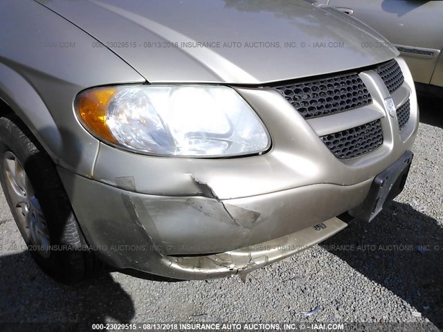 2D4GP44323R220288 - 2003 DODGE GRAND CARAVAN SPORT GOLD photo 6