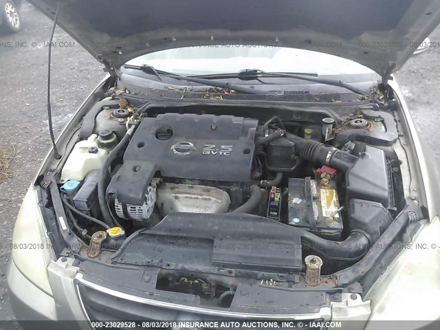 1N4AL11D63C265615 - 2003 NISSAN ALTIMA S/SL BEIGE photo 10