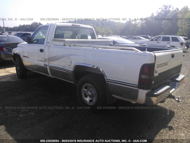 1B7HC16X31S120465 - 2001 DODGE RAM 1500 WHITE photo 3