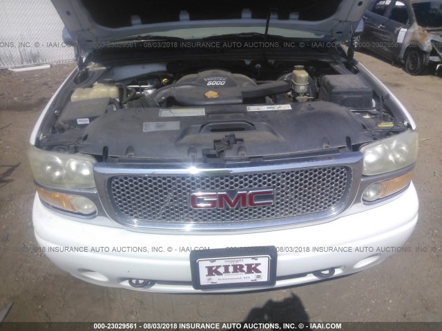 1GKEK63U51J181937 - 2001 GMC DENALI WHITE photo 10