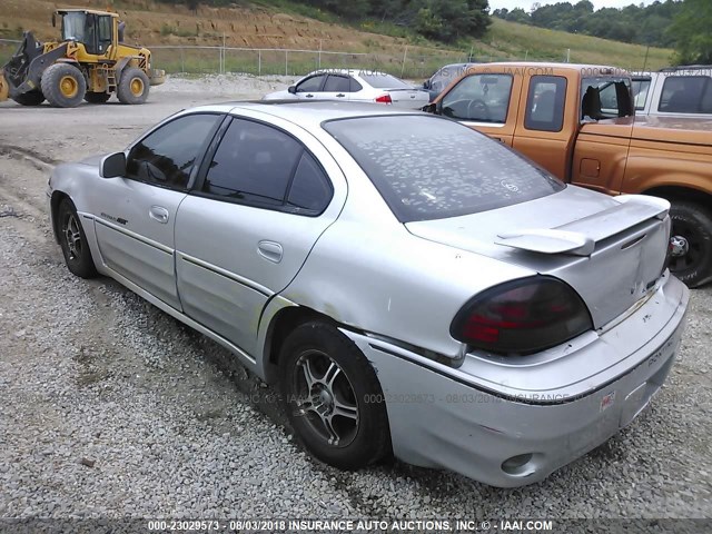 1G2NW52E12M544923 - 2002 PONTIAC GRAND AM GT SILVER photo 3