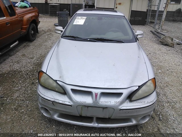 1G2NW52E12M544923 - 2002 PONTIAC GRAND AM GT SILVER photo 6