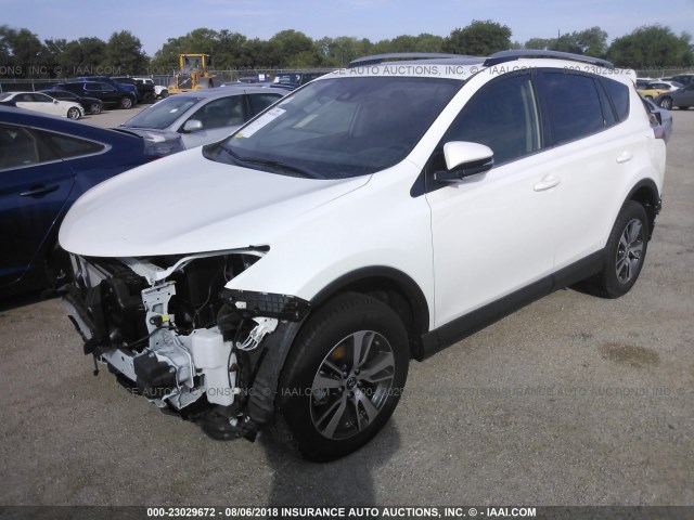 JTMWFREV5JJ181190 - 2018 TOYOTA RAV4 ADVENTURE/XLE 白色 照片 2