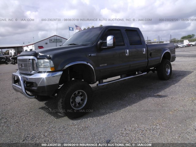 1FTSW31PX3EB37149 - 2003 FORD F350 SRW SUPER DUTY GRAY photo 2