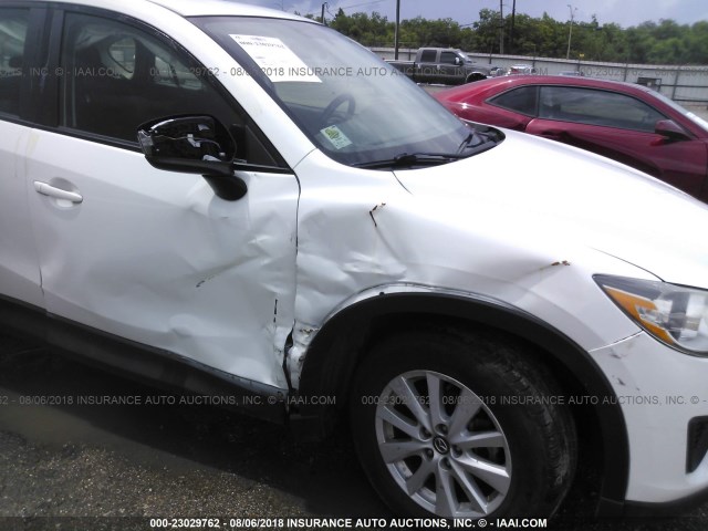 JM3KE2BE6D0117626 - 2013 MAZDA CX-5 SPORT WHITE photo 6