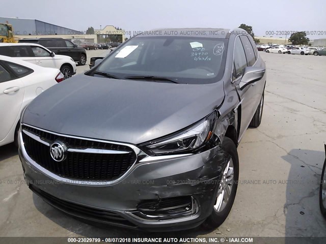 5GAEVAKW2JJ246057 - 2018 BUICK ENCLAVE ESSENCE 灰色 照片 2