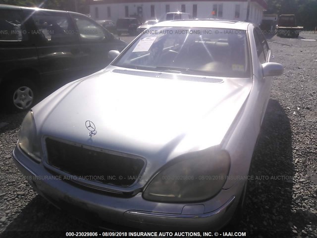 WDBNG70J22A290482 - 2002 MERCEDES-BENZ S 430 SILVER photo 6