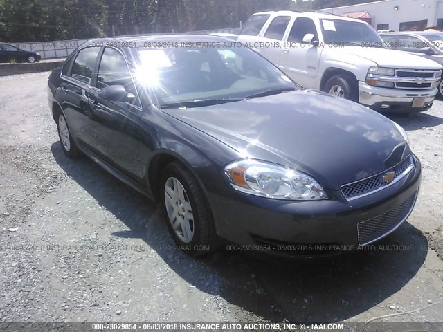 2G1WB5E33G1186631 - 2016 CHEVROLET IMPALA LIMITED LT GRAY photo 1