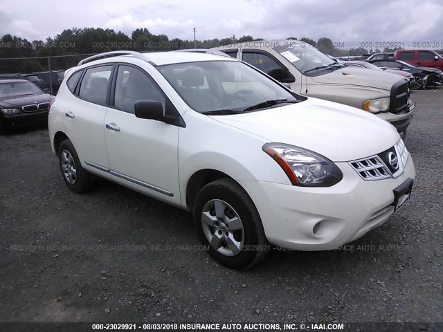 JN8AS5MV2FW761592 - 2015 NISSAN ROGUE SELECT S WHITE photo 1