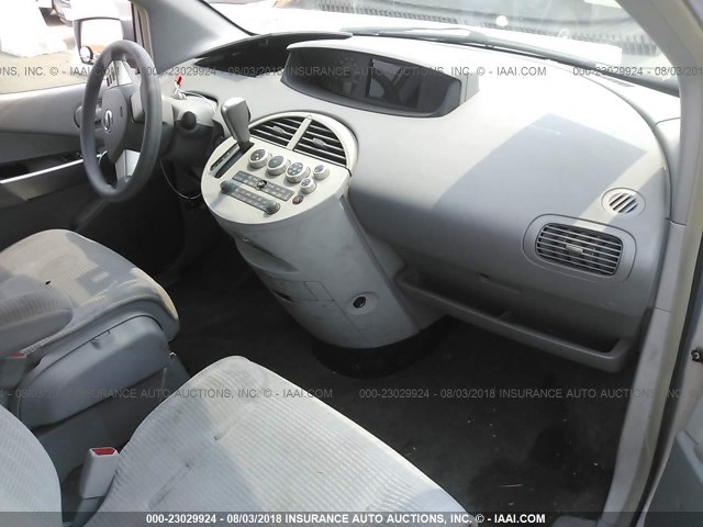 5N1BV28U34N326697 - 2004 NISSAN QUEST S/SE/SL SILVER photo 5