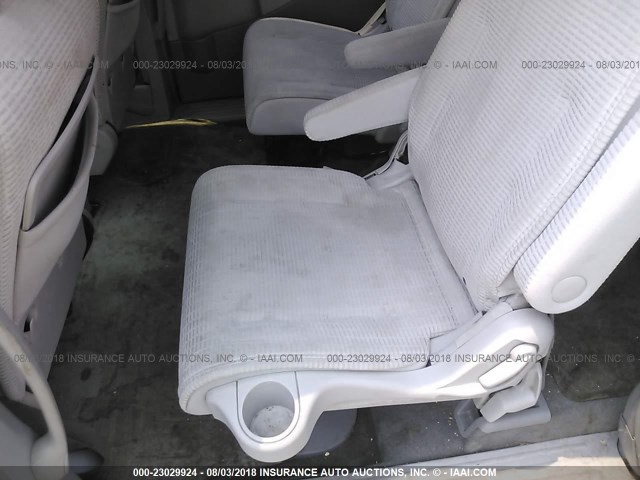 5N1BV28U34N326697 - 2004 NISSAN QUEST S/SE/SL SILVER photo 8