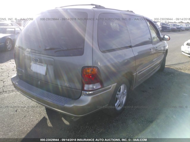 2FMZA534X1BA59004 - 2001 FORD WINDSTAR SEL GREEN photo 4