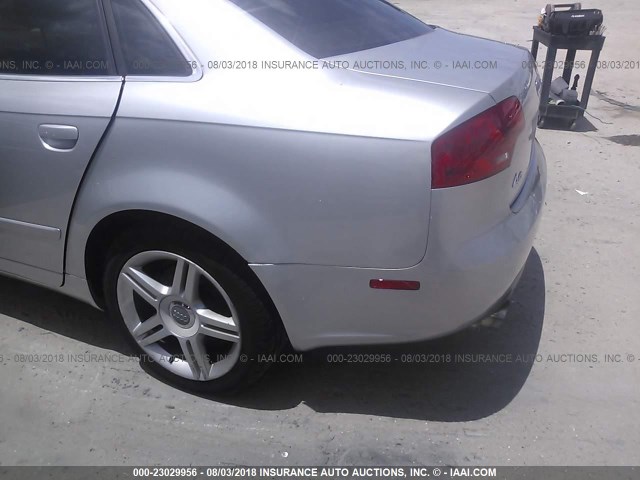 WAUAF78E57A281760 - 2007 AUDI A4 2/TURBO GRAY photo 6