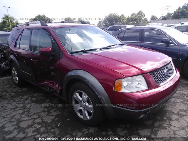 1FMZK05195GA08112 - 2005 FORD FREESTYLE SEL RED photo 1