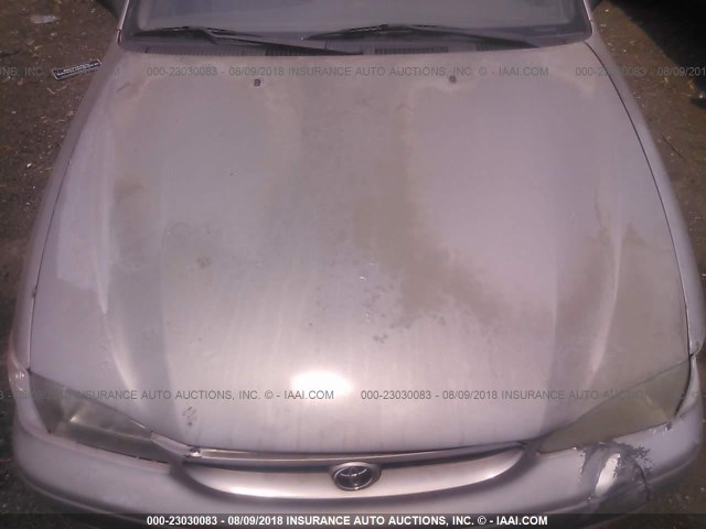 1NXBR12EXYZ392126 - 2000 TOYOTA COROLLA VE/CE/LE GOLD photo 10