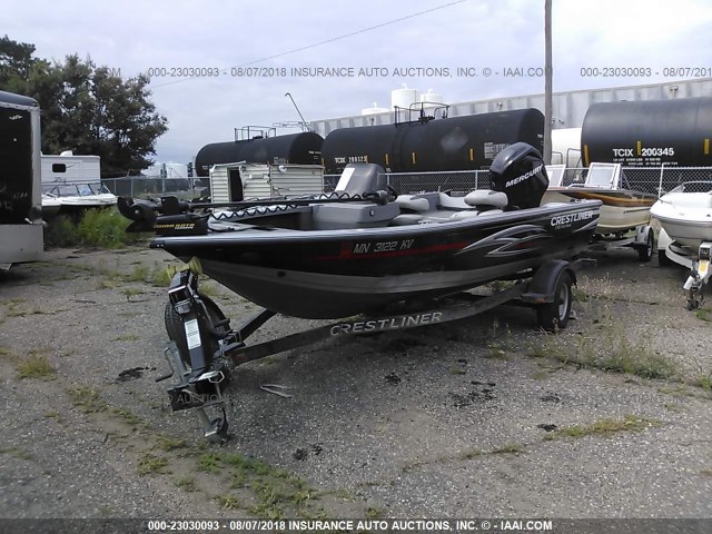 CRC51716C212 - 2012 CRESTLINER 1750 FISH HAWK  BLACK photo 2