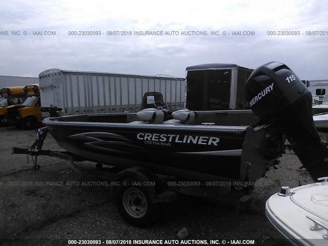 CRC51716C212 - 2012 CRESTLINER 1750 FISH HAWK  BLACK photo 3
