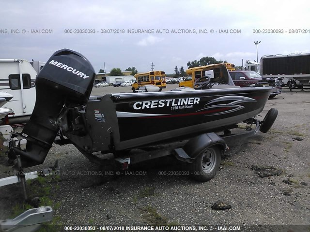CRC51716C212 - 2012 CRESTLINER 1750 FISH HAWK  BLACK photo 4
