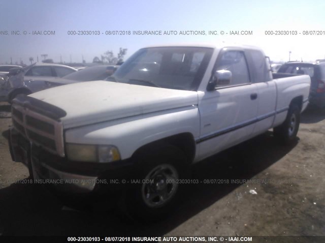 3B7HC13Y5TG101892 - 1996 DODGE RAM 1500 WHITE photo 2