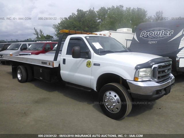 1FDAF56PX4EA36531 - 2004 FORD F550 SUPER DUTY WHITE photo 1