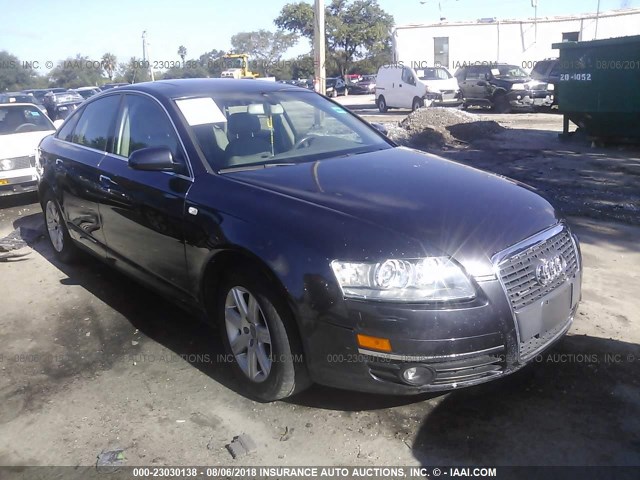 WAUDG74F55N097739 - 2005 AUDI A6 BLACK photo 1