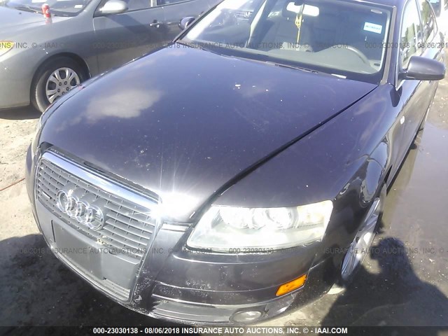 WAUDG74F55N097739 - 2005 AUDI A6 BLACK photo 6