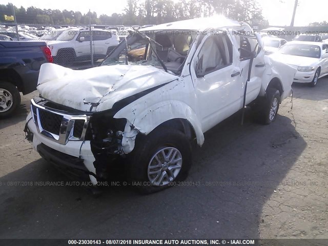 1N6AD0ER3HN707301 - 2017 NISSAN FRONTIER S/SV/SL/PRO-4X WHITE photo 2