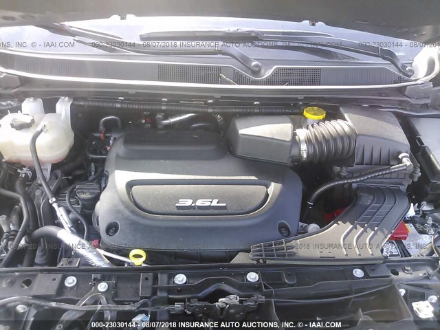 2C4RC1EG2JR144439 - 2018 CHRYSLER PACIFICA TOURING L PLUS GRAY photo 10