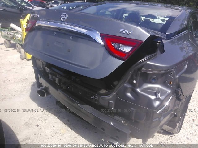 1N4AA6AP2JC360733 - 2018 NISSAN MAXIMA 3.5S/SV/SL/SR/PLAT GRAY photo 6