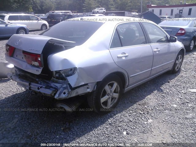 1HGCM56855A140625 - 2005 HONDA ACCORD EX SILVER photo 4