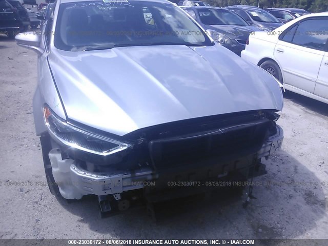 3FA6P0RU2JR128047 - 2018 FORD FUSION TITANIUM/PLATINUM HEV SILVER photo 6