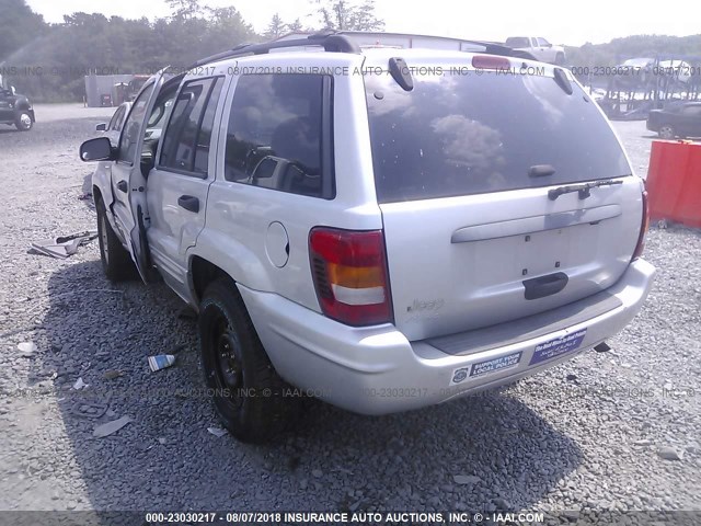 1J8GW48S84C179556 - 2004 JEEP GRAND CHEROKEE LAREDO/COLUMBIA/FREEDOM 银色 照片 3