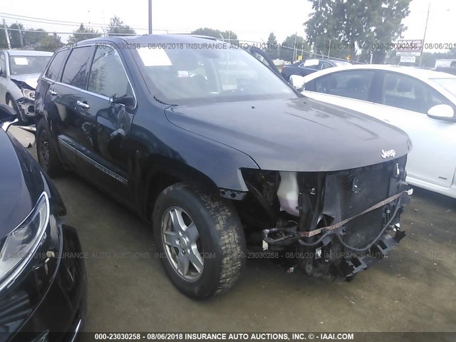 1C4RJFCG3DC523775 - 2013 JEEP GRAND CHEROKEE OVERLAND BLACK photo 1