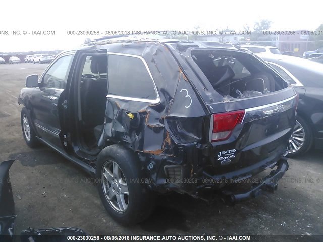 1C4RJFCG3DC523775 - 2013 JEEP GRAND CHEROKEE OVERLAND BLACK photo 3