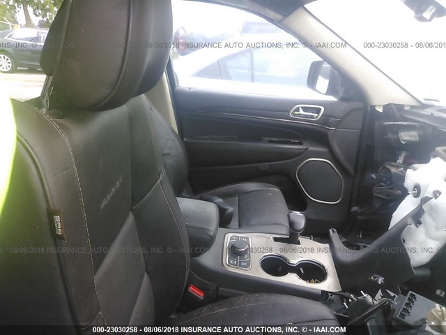 1C4RJFCG3DC523775 - 2013 JEEP GRAND CHEROKEE OVERLAND BLACK photo 5