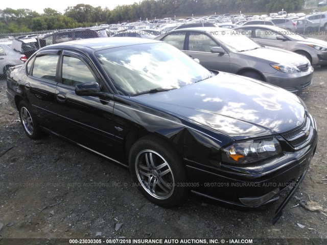 2G1WP521049327611 - 2004 CHEVROLET IMPALA SS BLACK photo 1